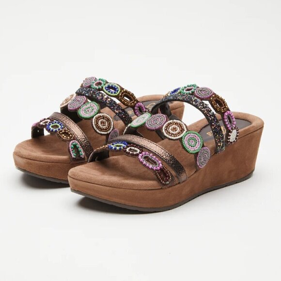 AZURA CLARETHA SLIDE SANDAL - Picture 1 of 11